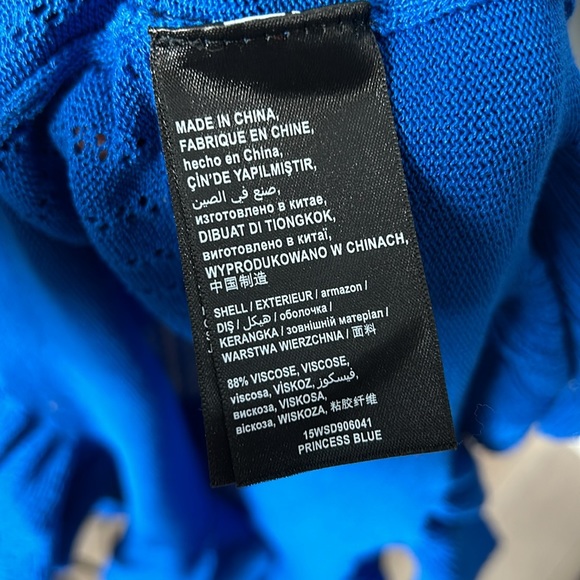 Bebe Knit Dress Ruffle Chest and Hem size Small - Picture 13 of 14